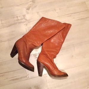 Made in Brazil vintage genuine leather boots